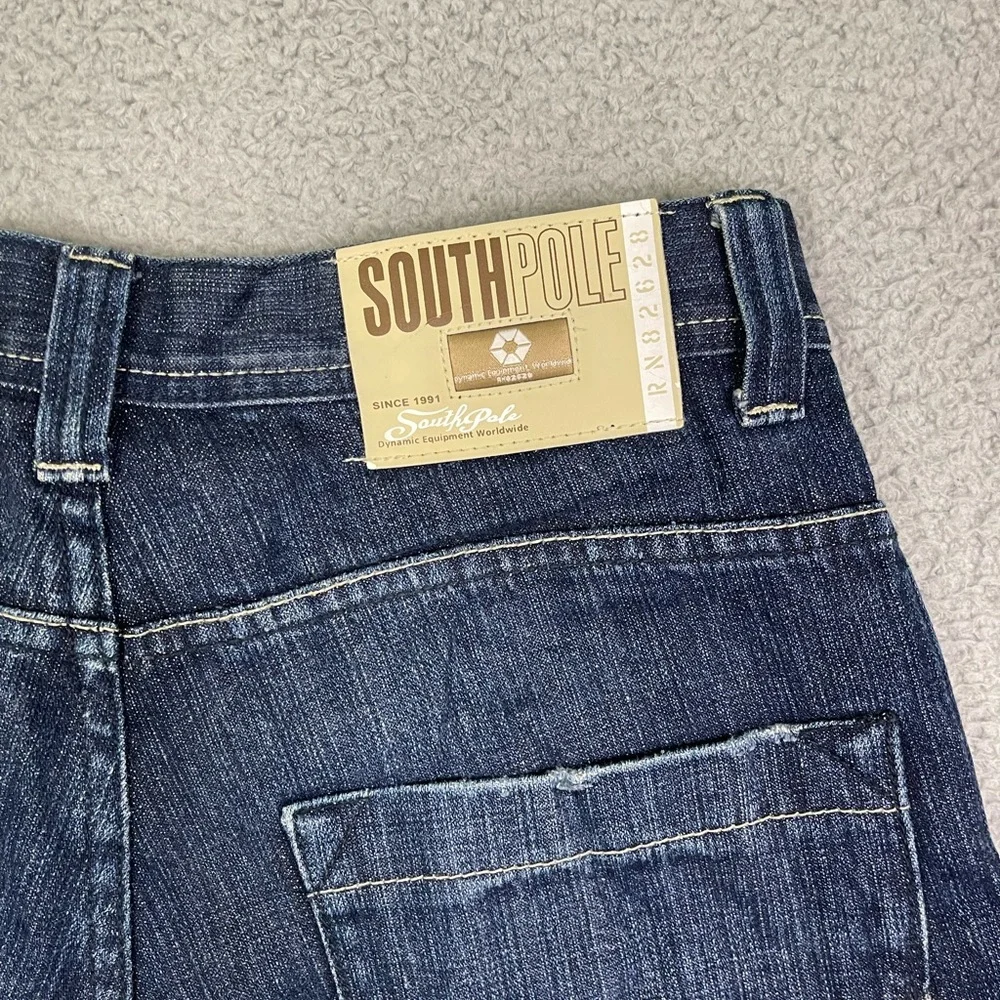 Vintage y2k South‎ Pole baggy jean shorts